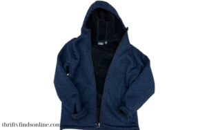 Áo Khoác Nỉ Fleece Xanh Navy (2)