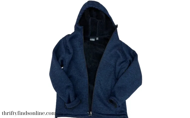 Áo Khoác Nỉ Fleece Xanh Navy (2)