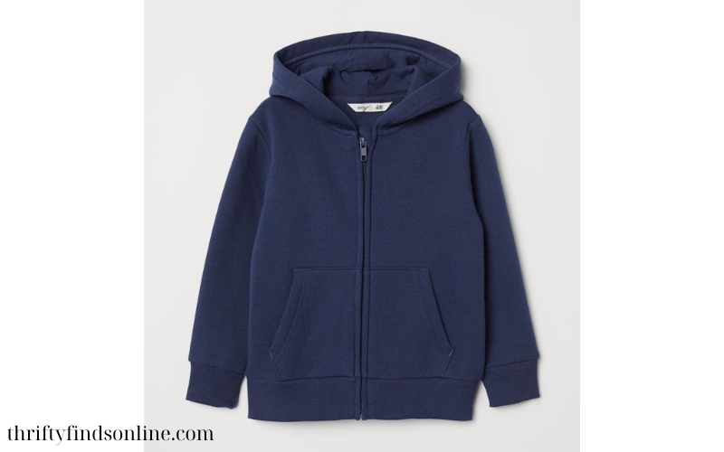 Áo Khoác Nỉ Fleece Xanh Navy (4)