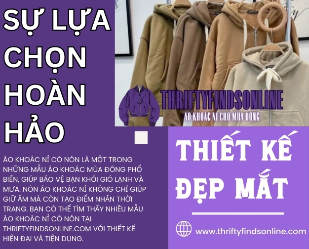 Giới Thiệu ÁO KHOÁC NỈ CHO MÙA ĐÔNG THRIFTYFINDSONLINE